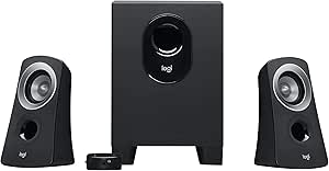 Logitech Z313 2.1 Multimedia Speaker System with Subwoofer, 50 Watts Peak Power