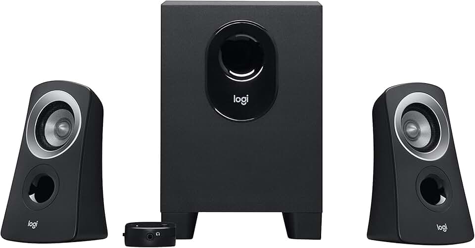 Sistema de alto-falantes para computador Logitech Z313 com subwoofer - Speaker