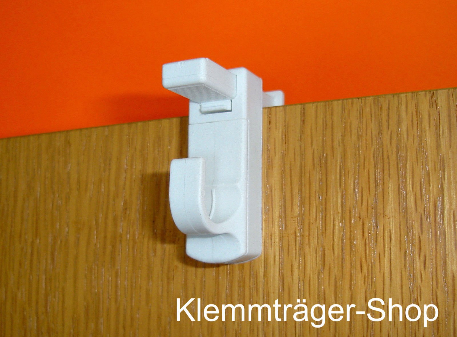 Klemmträger für Gardinenstangen,für Cafehaus- und Vitagestangen (1Paar), Weiß Home & Kitchen