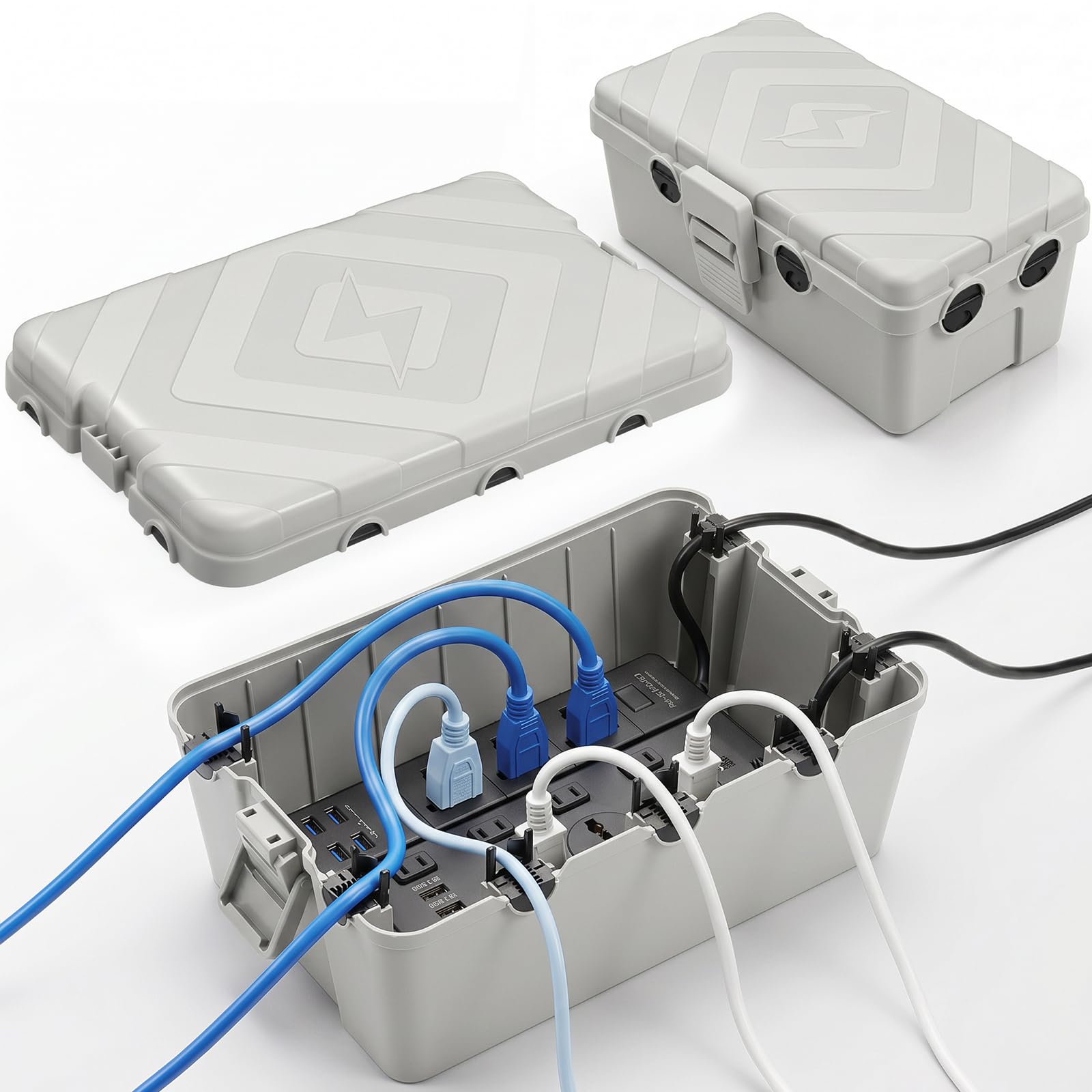 Waterproof Outdoor Electrical Boxes - 2 Pack -9