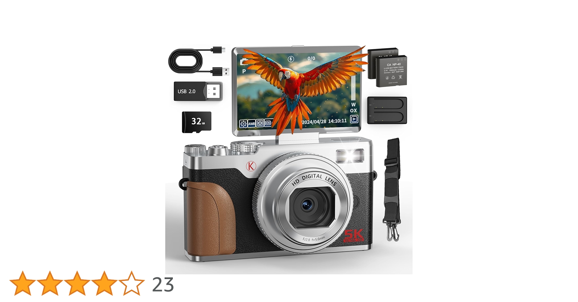 Amazon | NBD 5K 6400万画素デジタルカメラ 18倍ズーム オート Amazon | NBD 5K 6400万画素デジタルカメラ 18倍ズーム オート