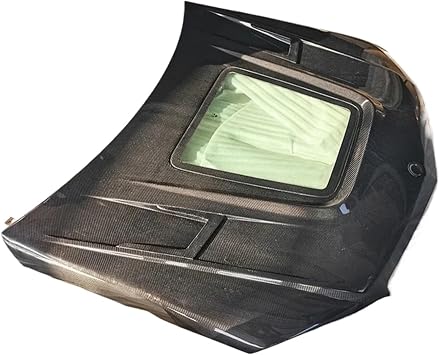Carbon Fiber Front Bumper Engine Hood Bonnet Vent Cover Compatible for Mercedes Benz C-Class W204 C200 C260 C300 C63 07-142007-2011 Year