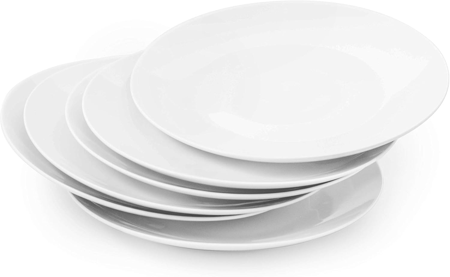 Amuse- Professional Gourmet Coupe Dinner Plate-10.5''- Set of 6