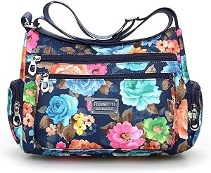 NOTAG Nylon Purses Lightweight Shoulder Bags Multipockets Crossbody Handbags with Adjustable Shoulder Strap