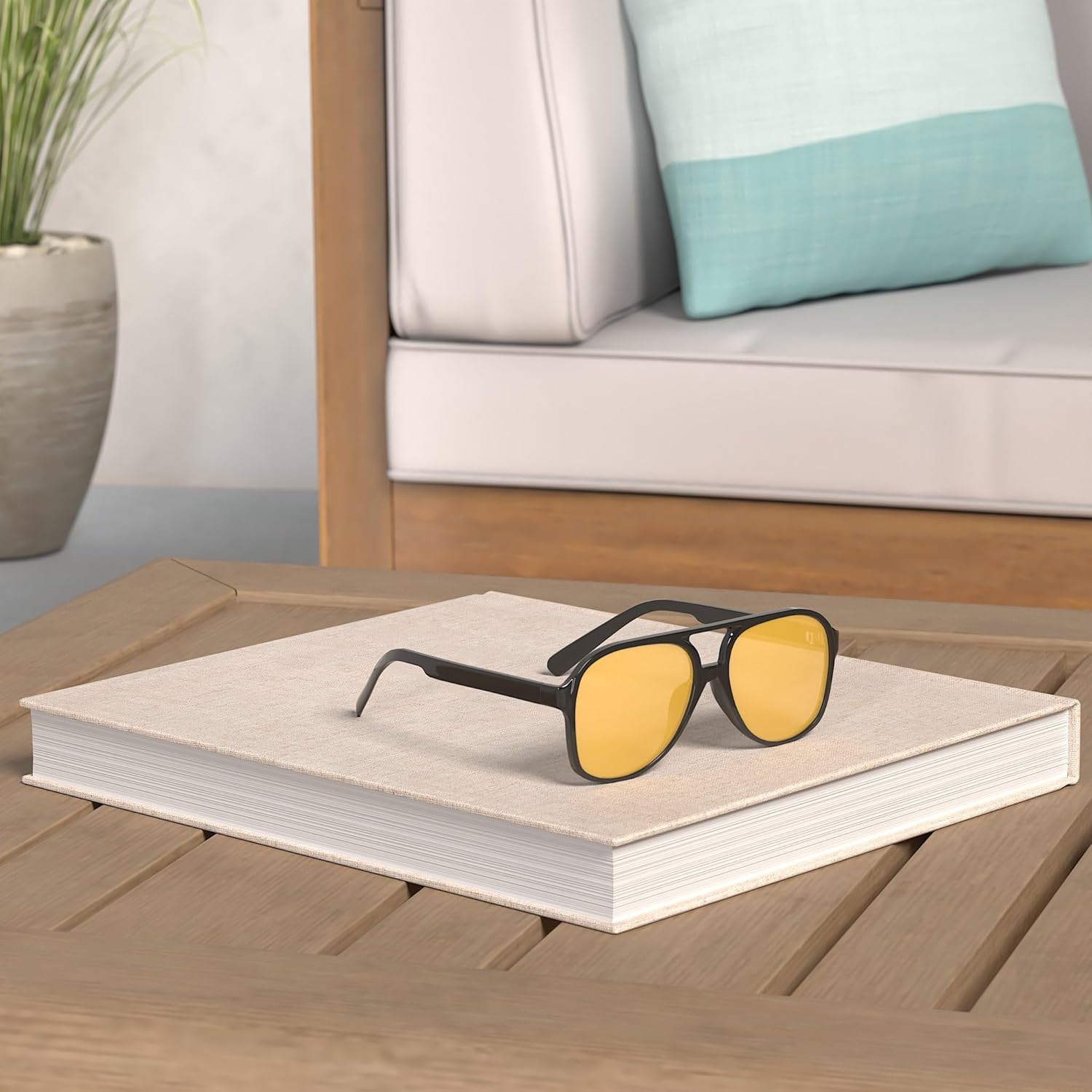 NIDOVIX Polarized Classic Vintage Aviator Sunglasses for Men Women Large Frame Retro 70s Sunglasses - Image 2