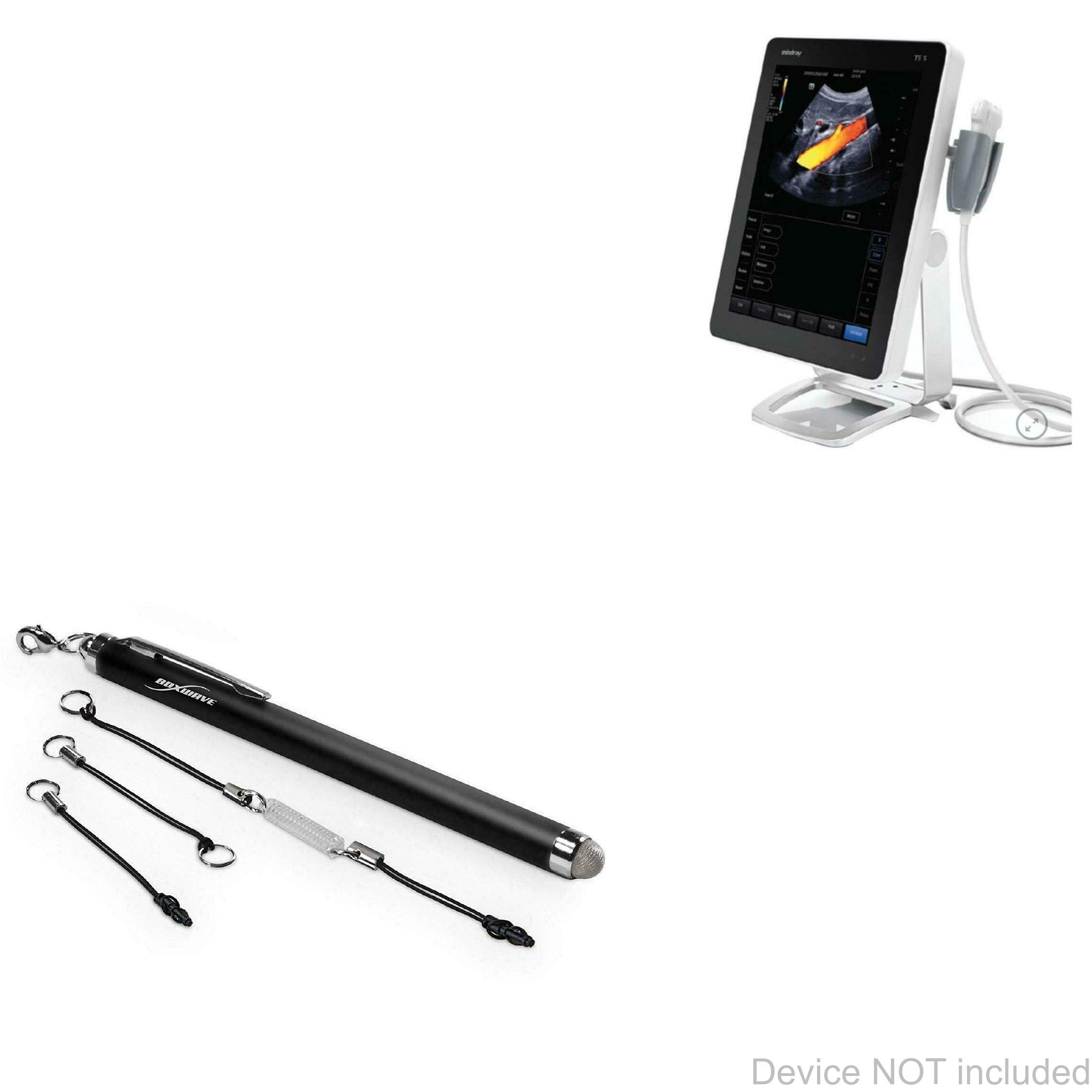 BoxWave Stylus Pen Compatible with Mindray TE5 - EverTouch Capacitive Stylus, Fiber Tip Capacitive Stylus Pen - Jet Black