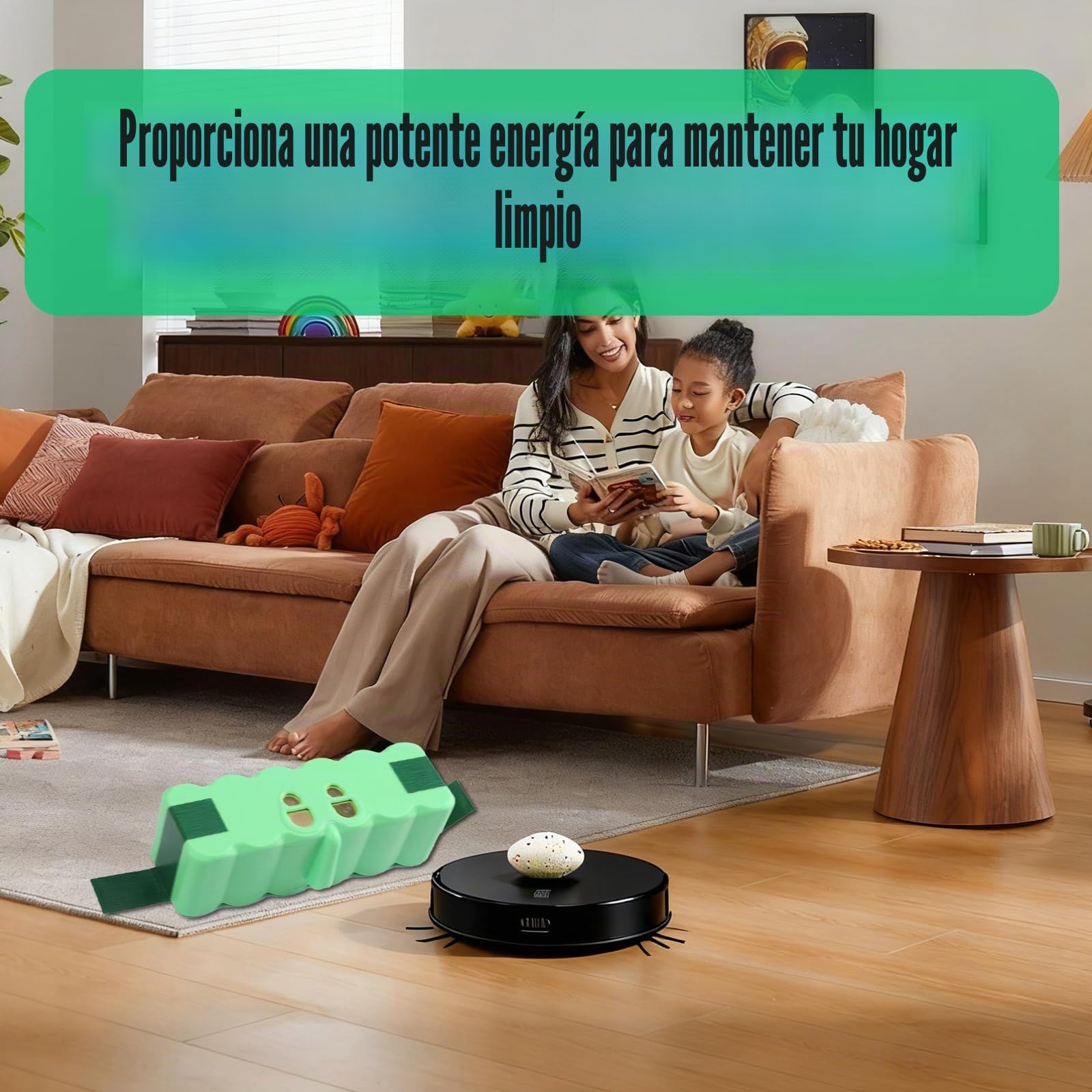 Energup 14.4V 5200mAh Batería de Litio para iRobot Roomba Serie 500 510 520 560 615 621 671 675 760 770 780 860