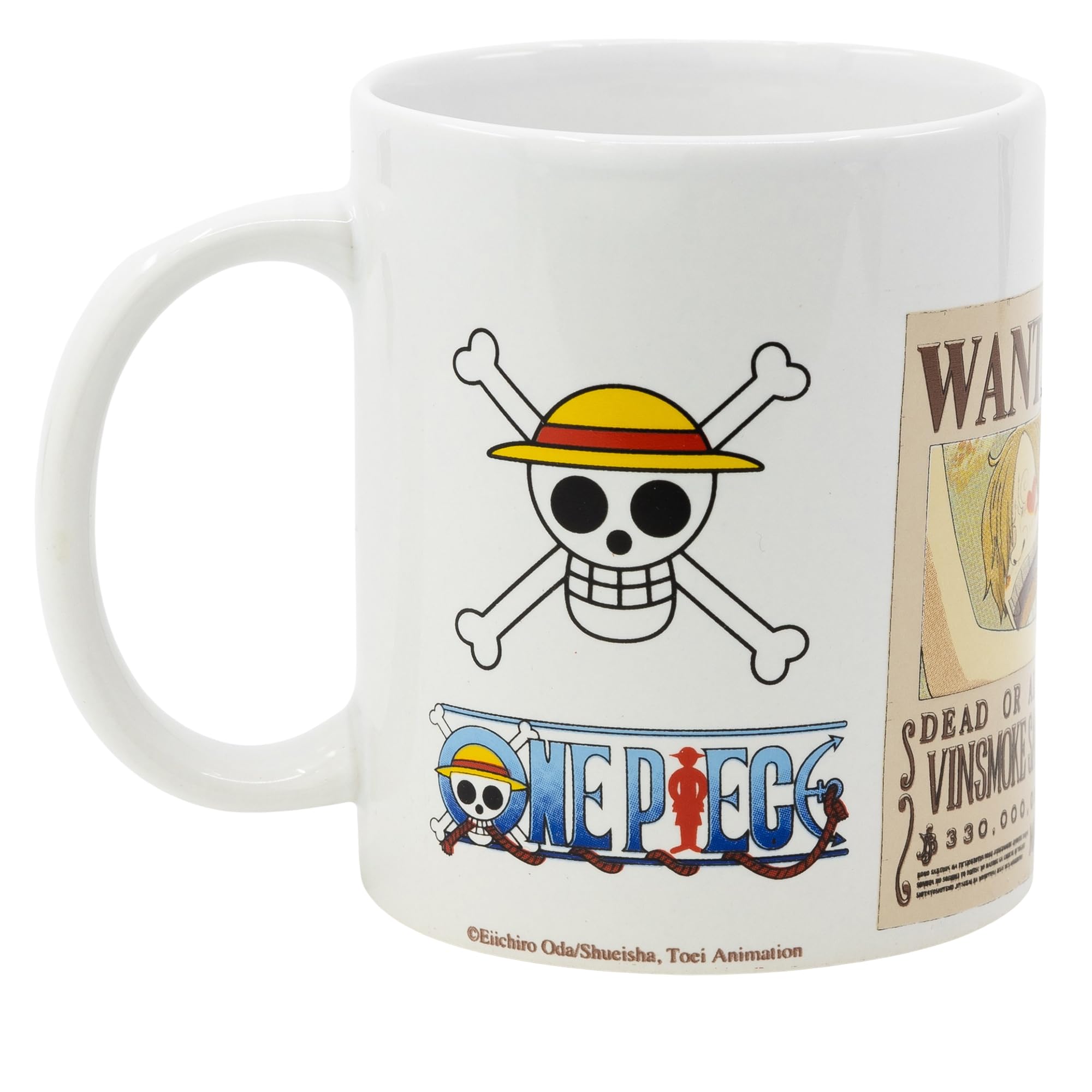 Tazza in Ceramica One Piece 325ml Design Ufficiale con Licenza per Caffè Tè Bevande Calde