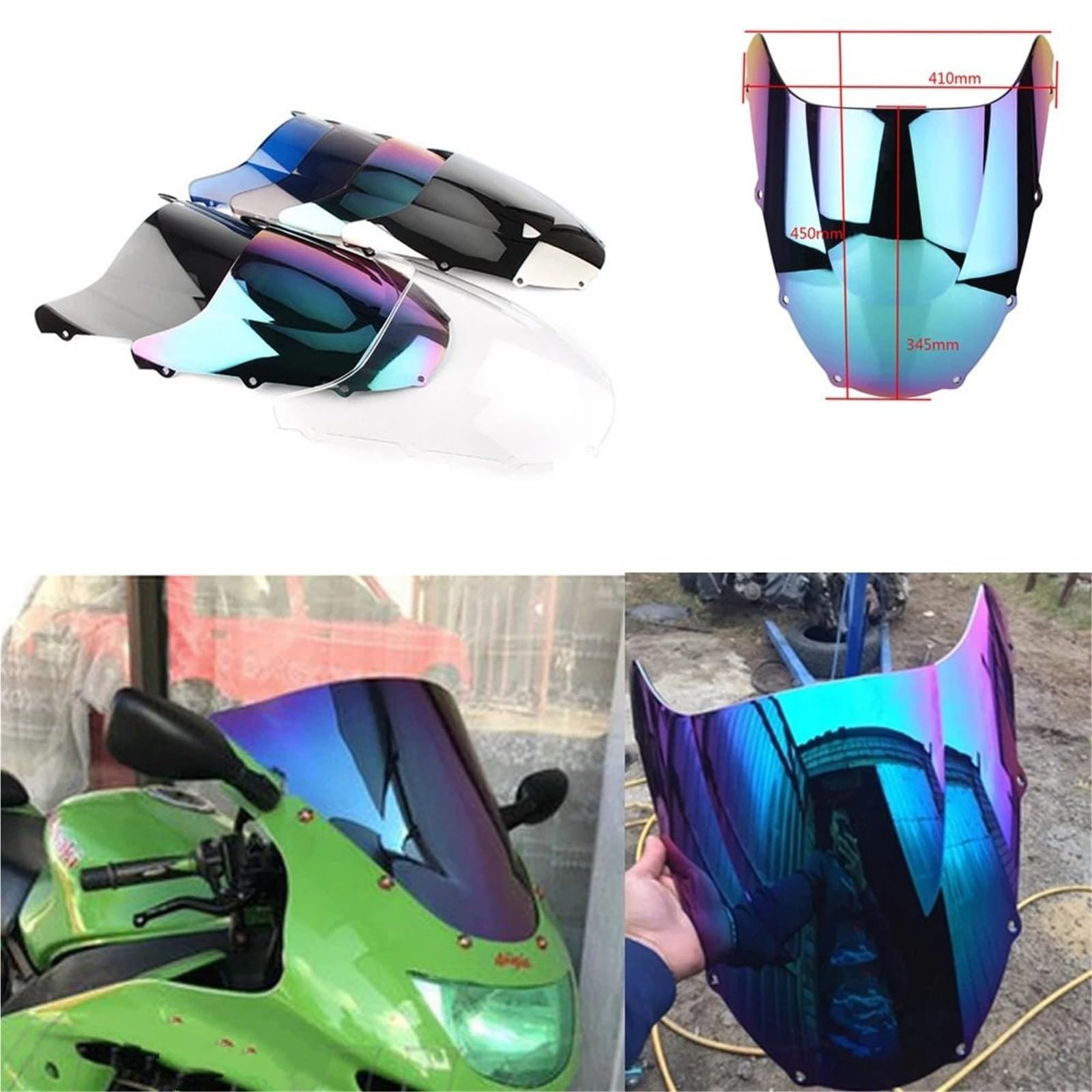 バイク　風防 Amazon | Kawasaki NINJA ZX9R ZX-9R ZX 9R 1998 1999に適合