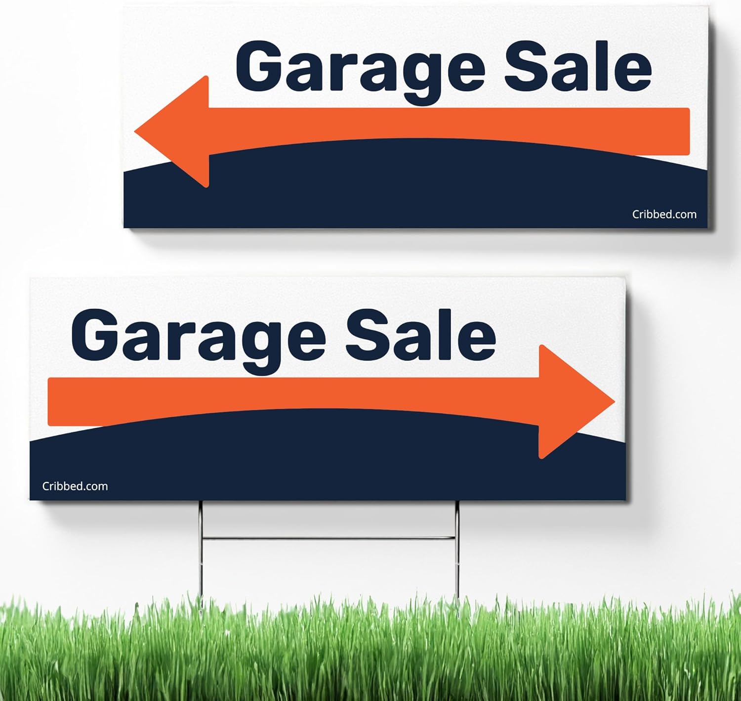 Garage Sale Directional Yard Sign | High Visibility, Easy to Read