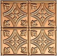 Vista 23 de FASÄDE Panel de techo adhesivo de vinilo decorativo de estilo/patrón tradicional 1 de 2 pies x 4 pies en fantasía de cobre (paquete de 5)