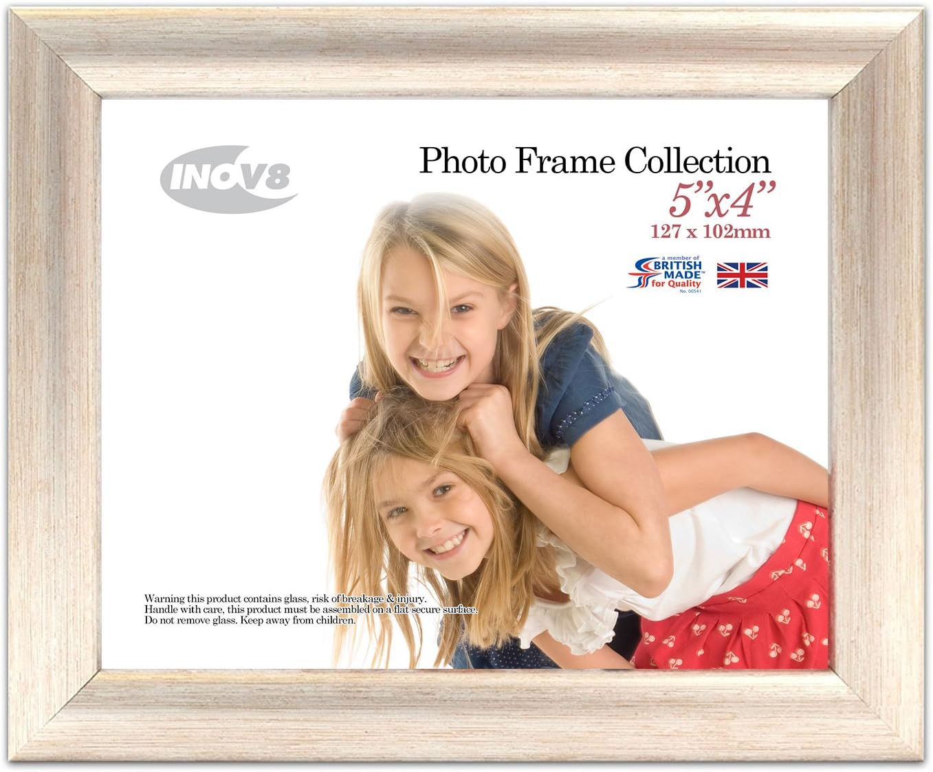 Inov8 Framing Photo Frame Silver 5 X 4 Inch Amazon Co Uk Home Kitchen