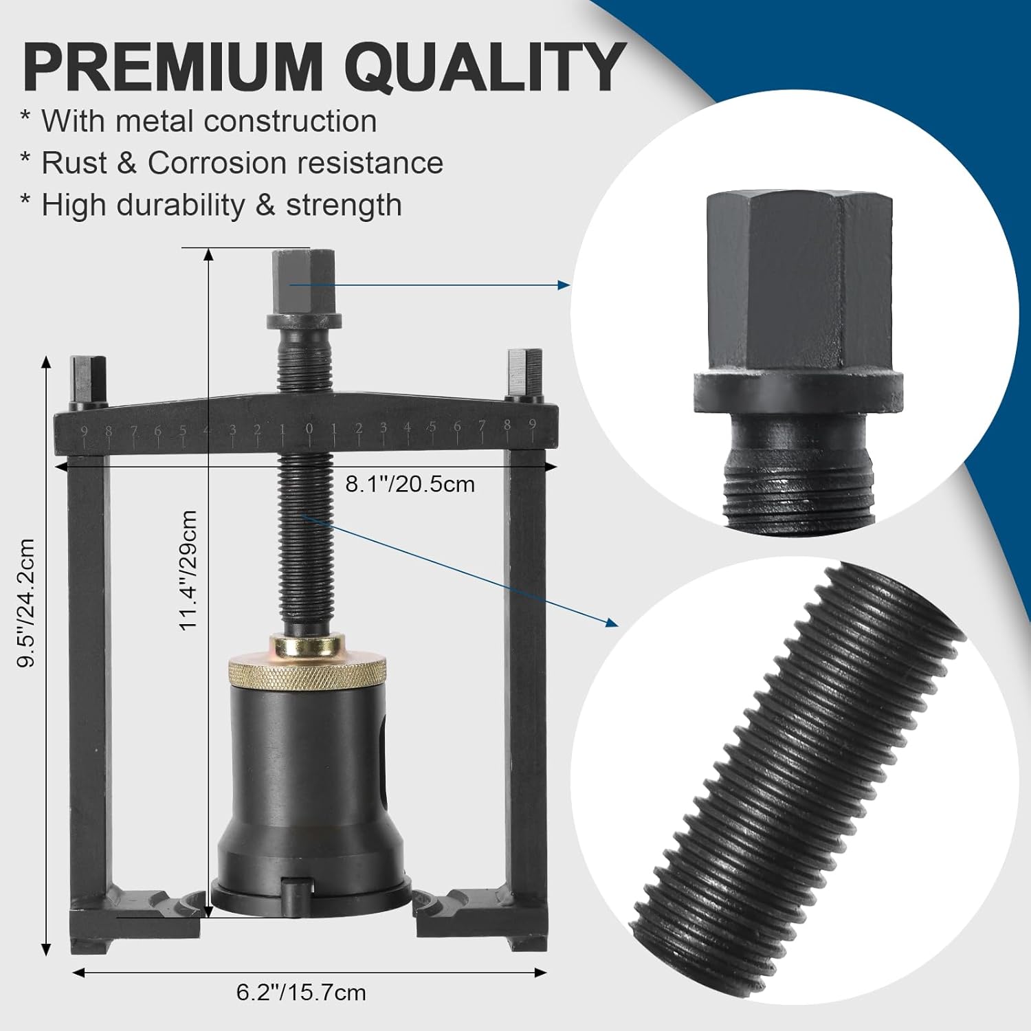DASBET Rear Trailing Arm Suspension Bush Removal Installation Tool Set Compatible For Honda & Acura