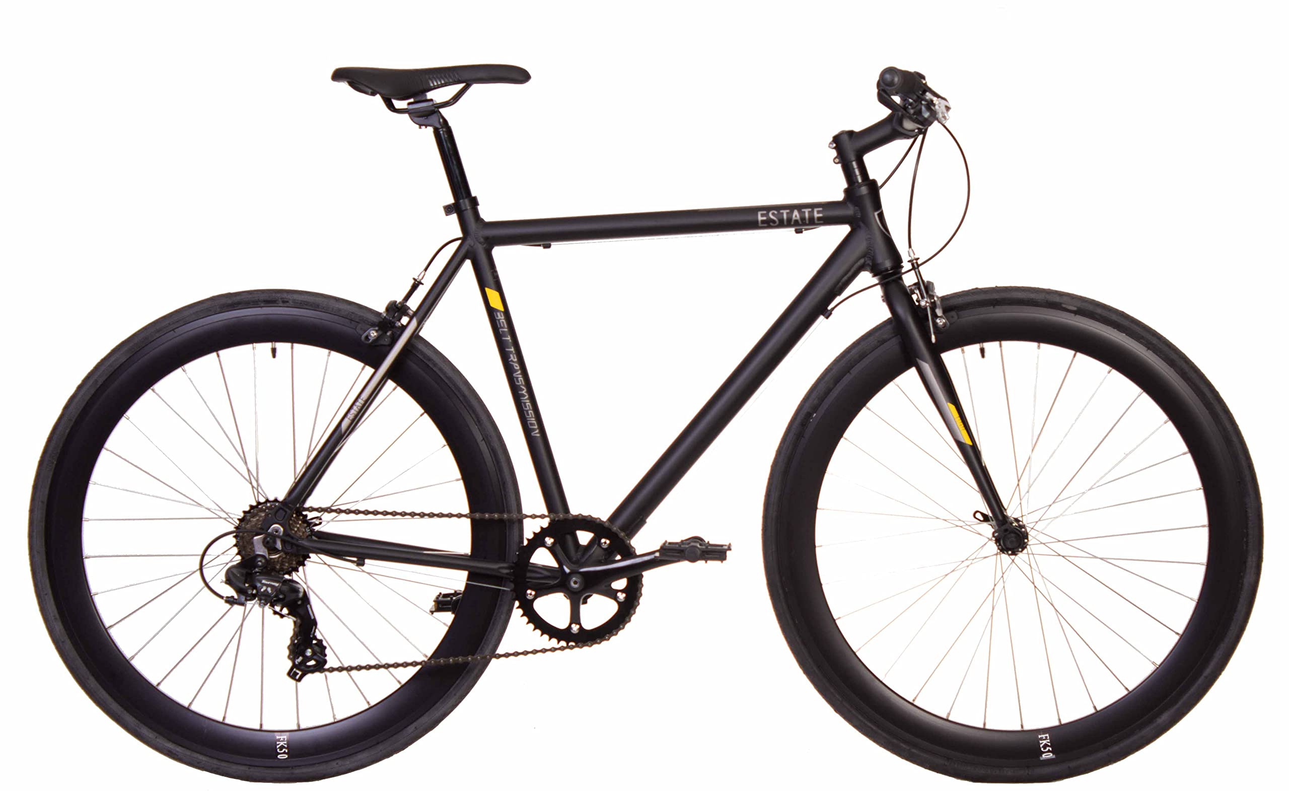 Bicicleta Carretera Urbana 700c, Manillar Plano, Cambios de 7 velocidades Shimano, Cuadro Aluminio