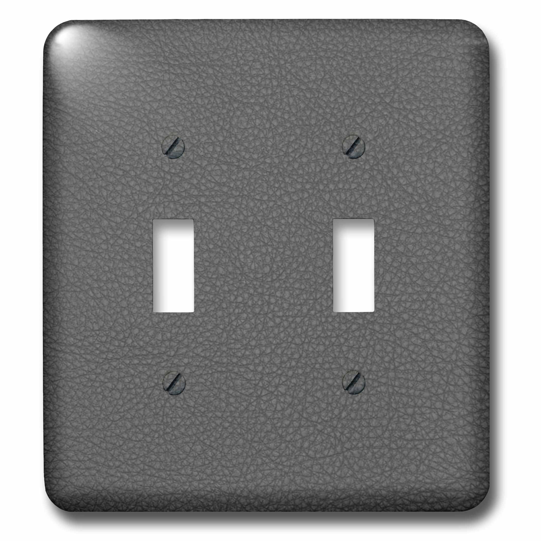 Impresión de gris de piel sintética para interruptor doble lsp 221035