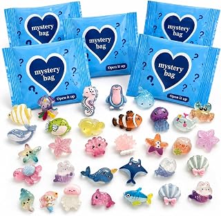 120 Mini Resin Animals Blind Bag,Tiny Animal Figurines For Garden Decor