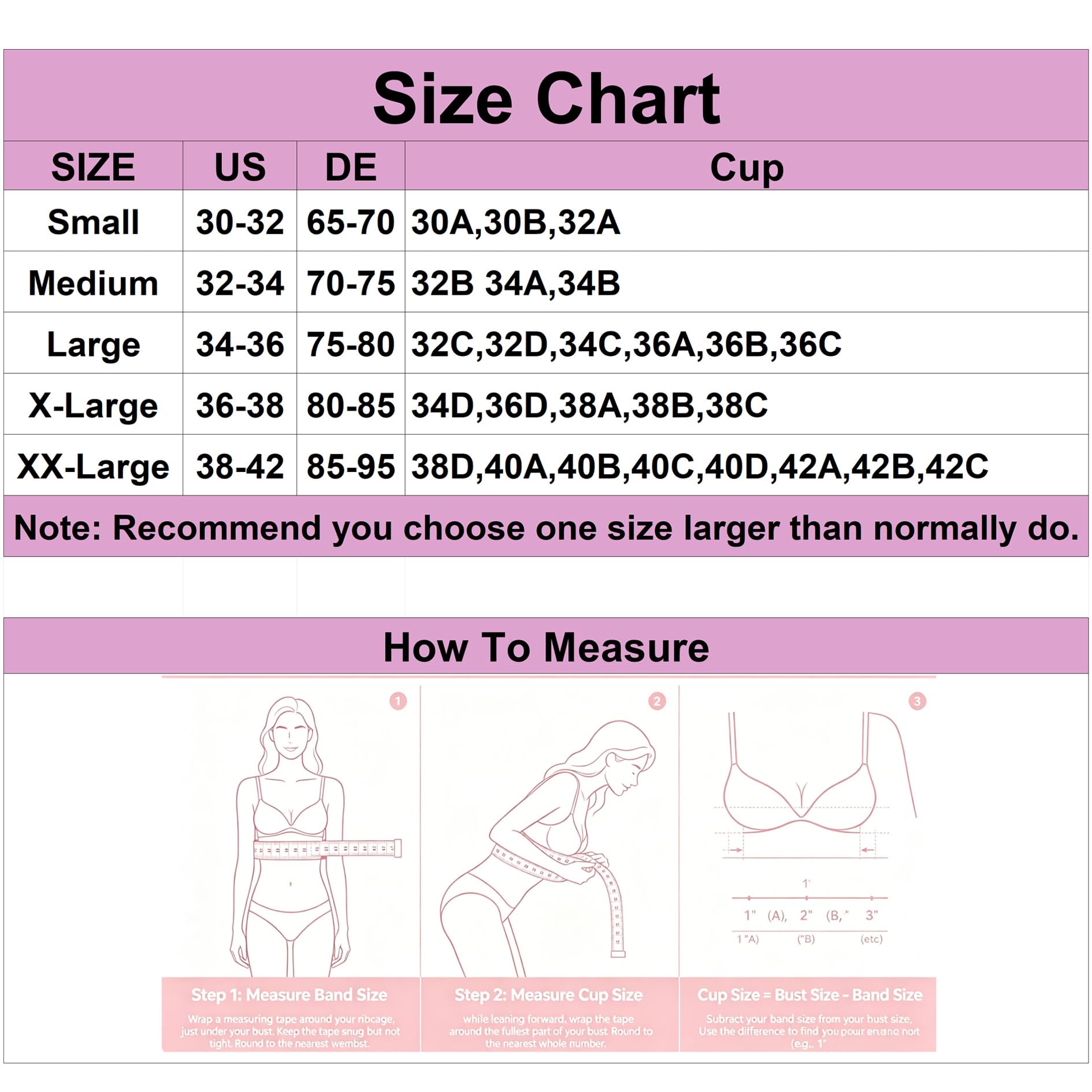Confezione da 3 reggiseni da allattamento da donna, senza cuciture