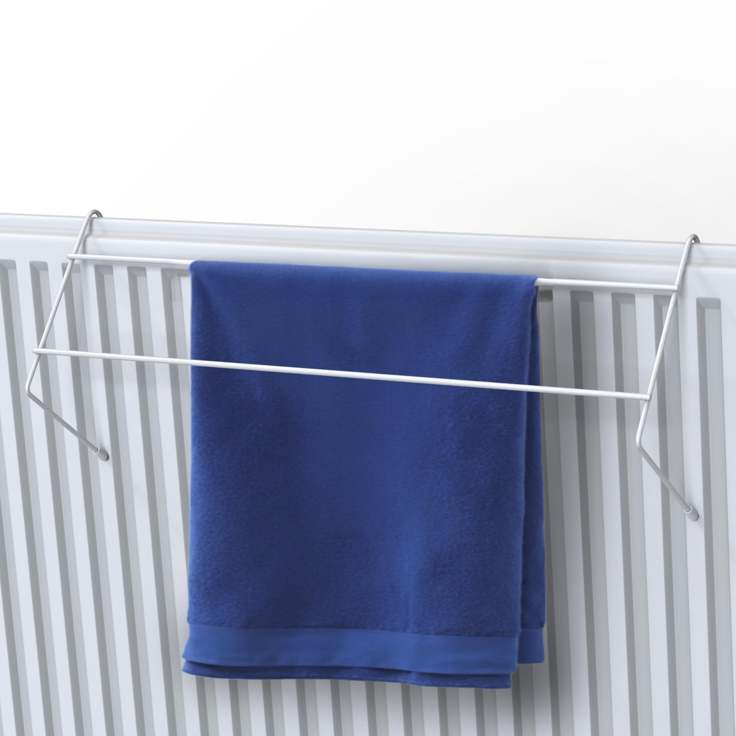 Vivo Technologies 1ร3 Pack of Radiator Airer Dryer Clothes Drying Rack Rail 2 Bar Towel Holder Hang Indoor Laundry Dryer Rail Lightweight