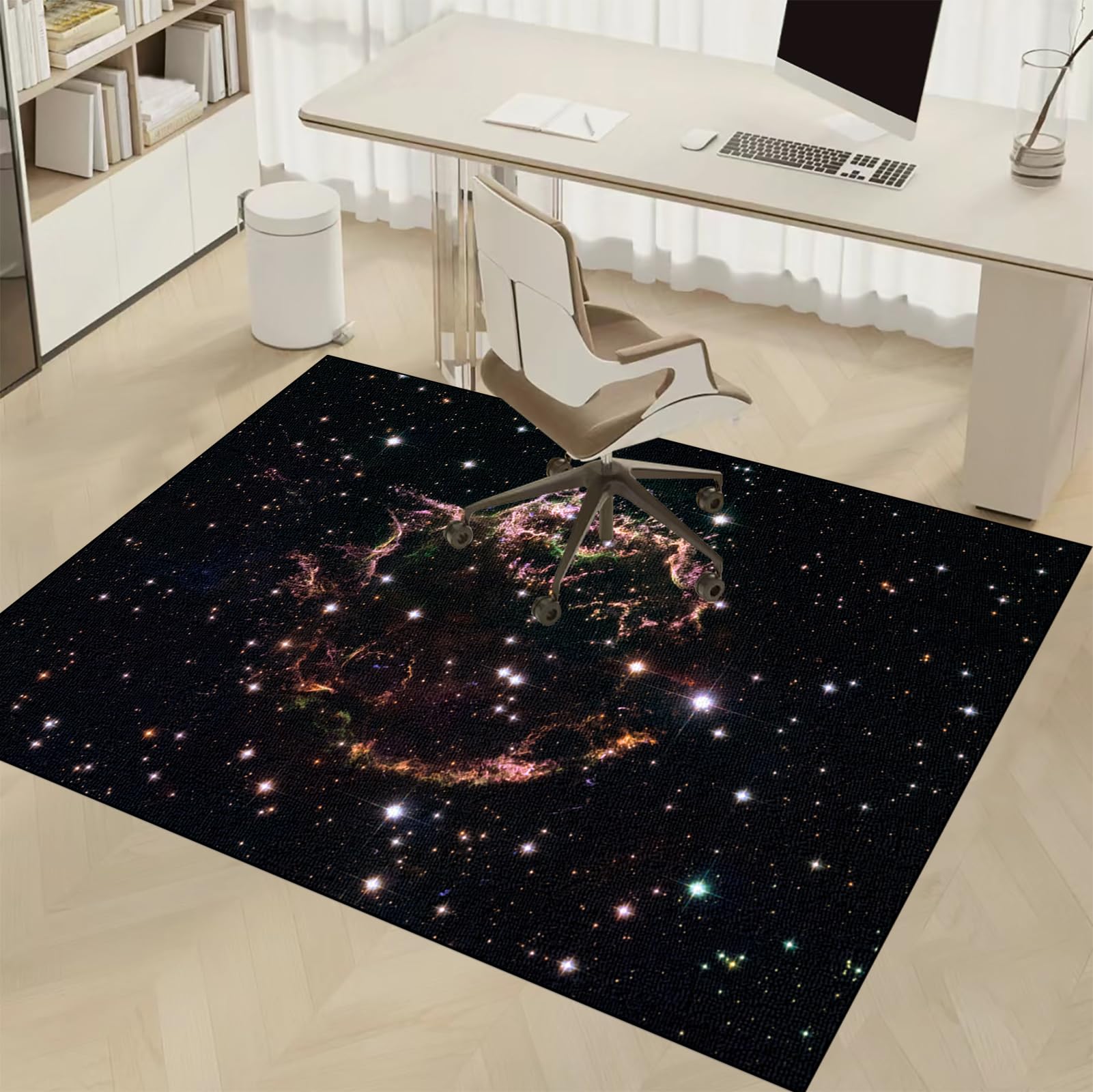 Dywan Krzesło Gamingowe, Ochraniacz Podłogi Wózki Inwalidzkie Biuro, Mata Ochronna Na Podłogi, Antypoślizgowa Mata Do Komputera Gry Na Podłogę 130 x 180 cm