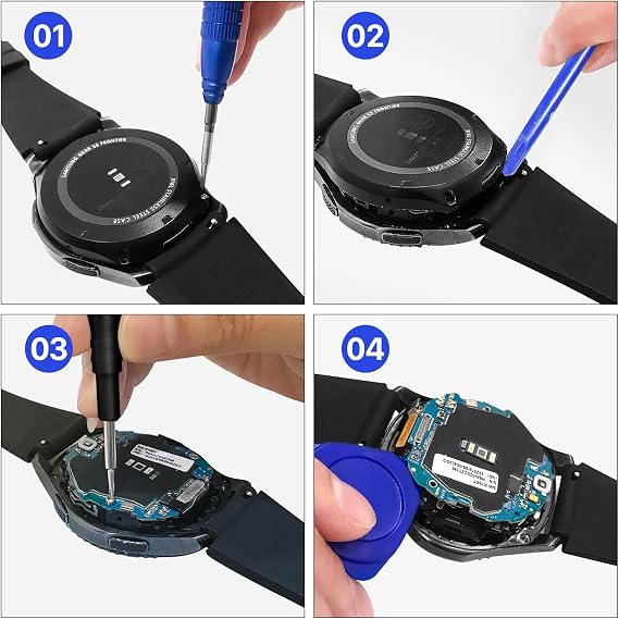 SHENMZ 420mAh EB-BR890ABY Replacement Battery for Samsung Galaxy Watch 4 Classic (46mm SM-R890/SM-R895 & 44mm SM-R870/SM-R875) with Tools