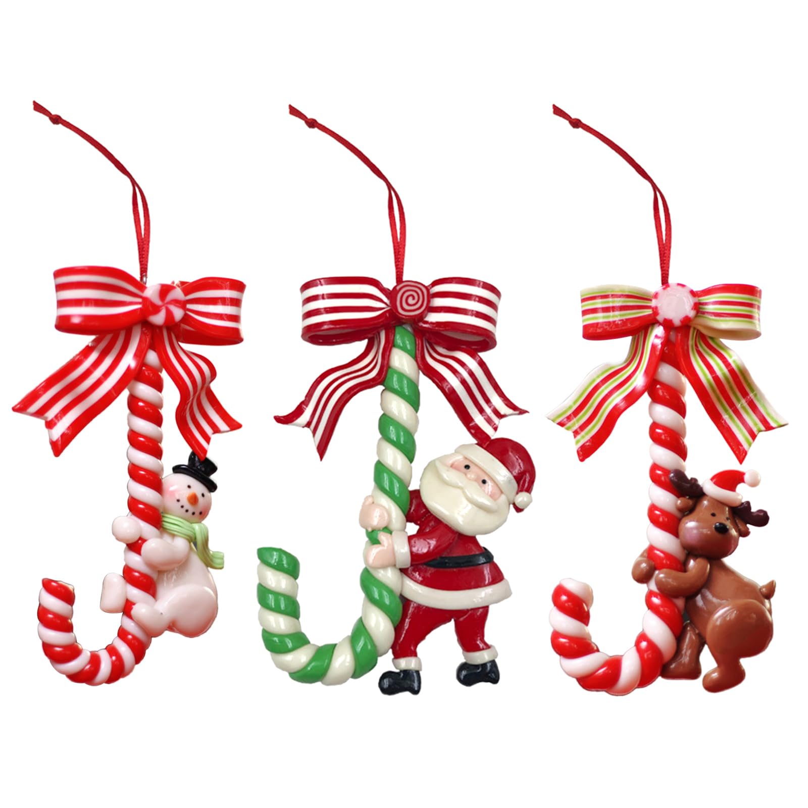 Yhplxyuus Festival Christmas Tree Decorations Adorable Cartoon Hanging Ornaments for, Doors Charm Decorations Candy Shaped Christmas Tree
