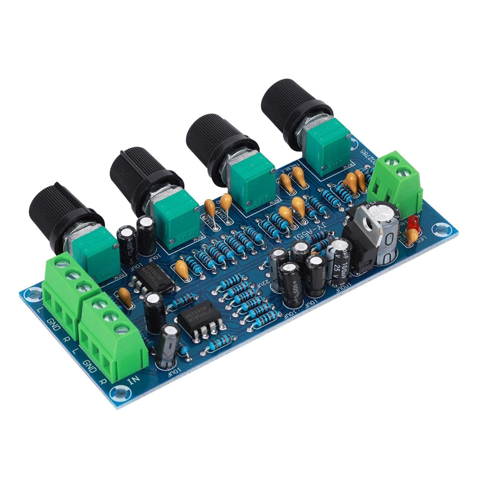 Buy Preamp Preamplifier Volume Tone Control Board, Adjustment Preamp HIFI Amplifier Audio