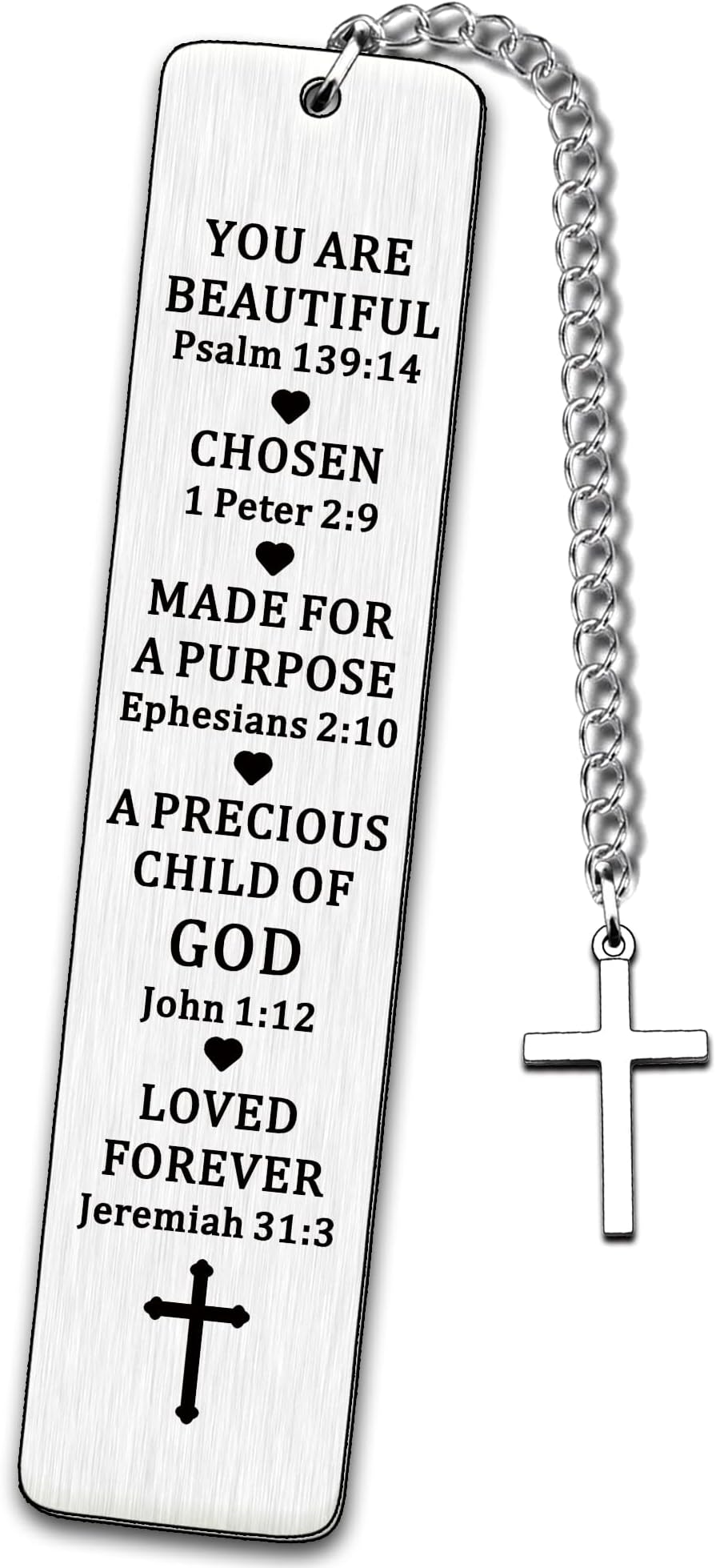 JMIMO Christian Gifts for Women First Holy Communion Gifts for Girls Boys Bible Verse Bookmark for Girls Book Lovers Birthday Valentine Day Christmas Baptism Religious Church Gifts for Female Friend