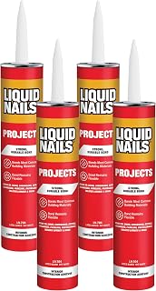 Interior Projects 10 oz Off-White Latex-Based Construction Adhesive, 4 Pack