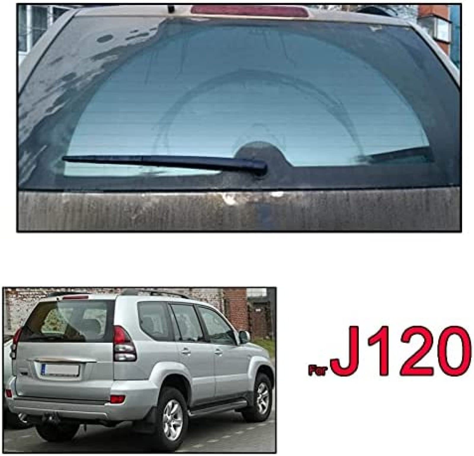 Zestaw wycieraczek tylnej wycieraczki i ramienia, do T-oyota. ,Dla ziemi, dla Cruiser J120 2002-2009 szyba przednia szyba tylna okno klapy