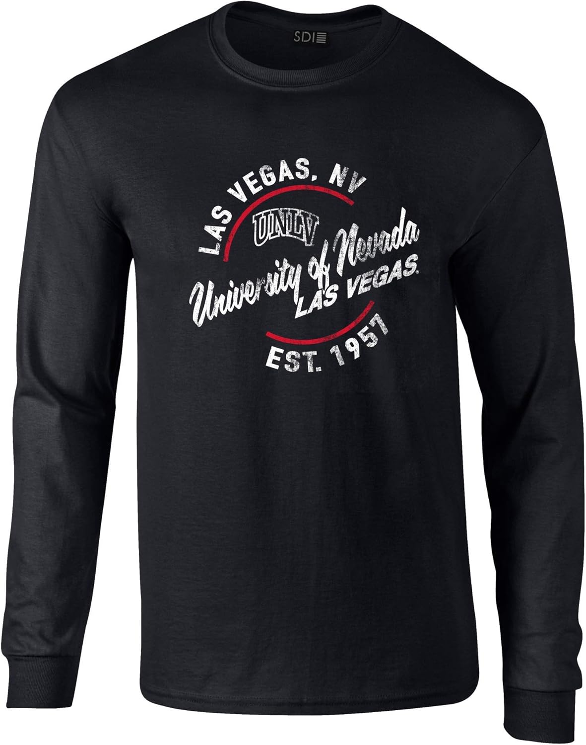 100% Cotton Long Sleeve Tee, Vintage Shadow Design