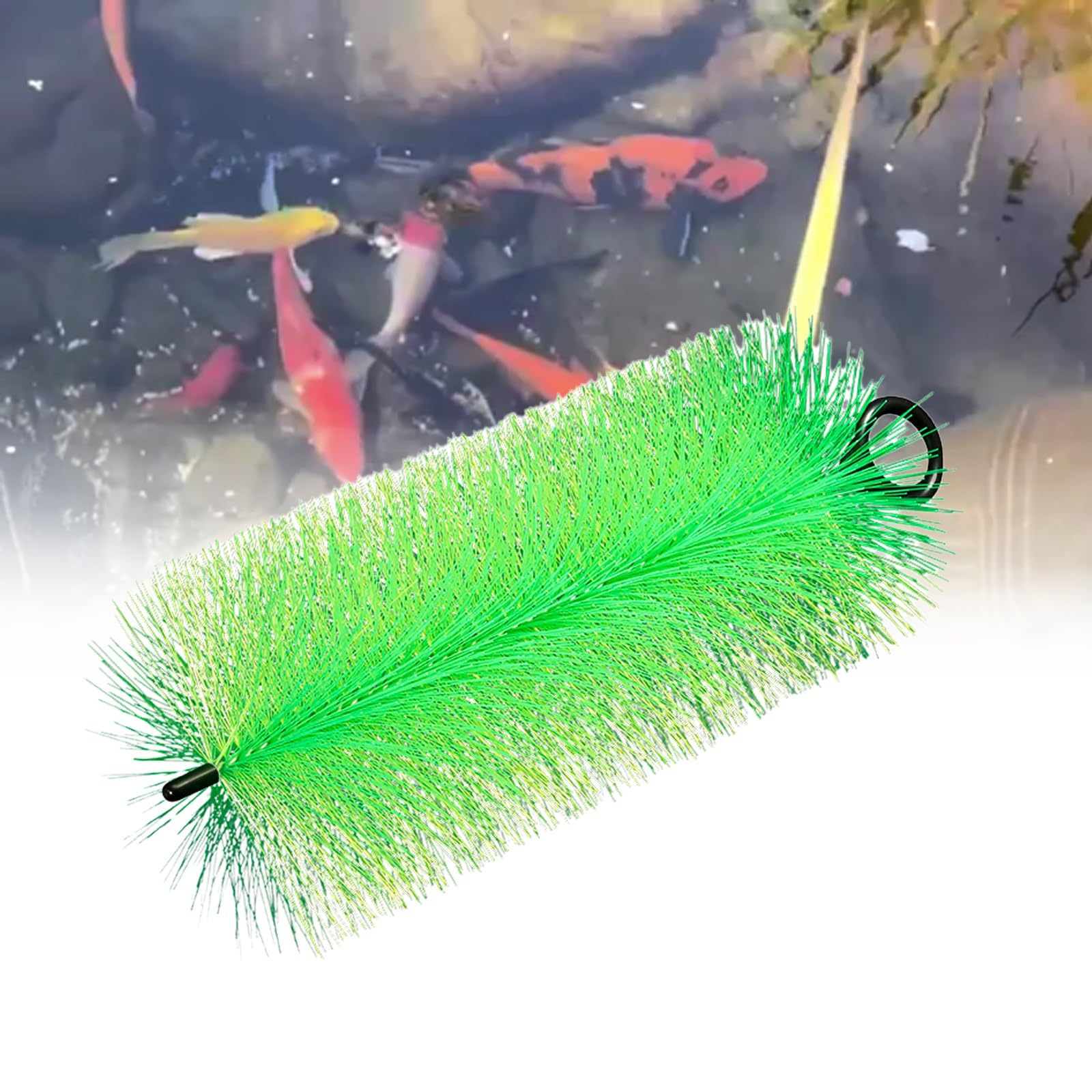 20 Stück 24 cm Teichfilterbürsten für Koiteich, Aquarium, Wassergarten, essentielle Skimmer-Filterbürsten für sauberes, klares Wasser