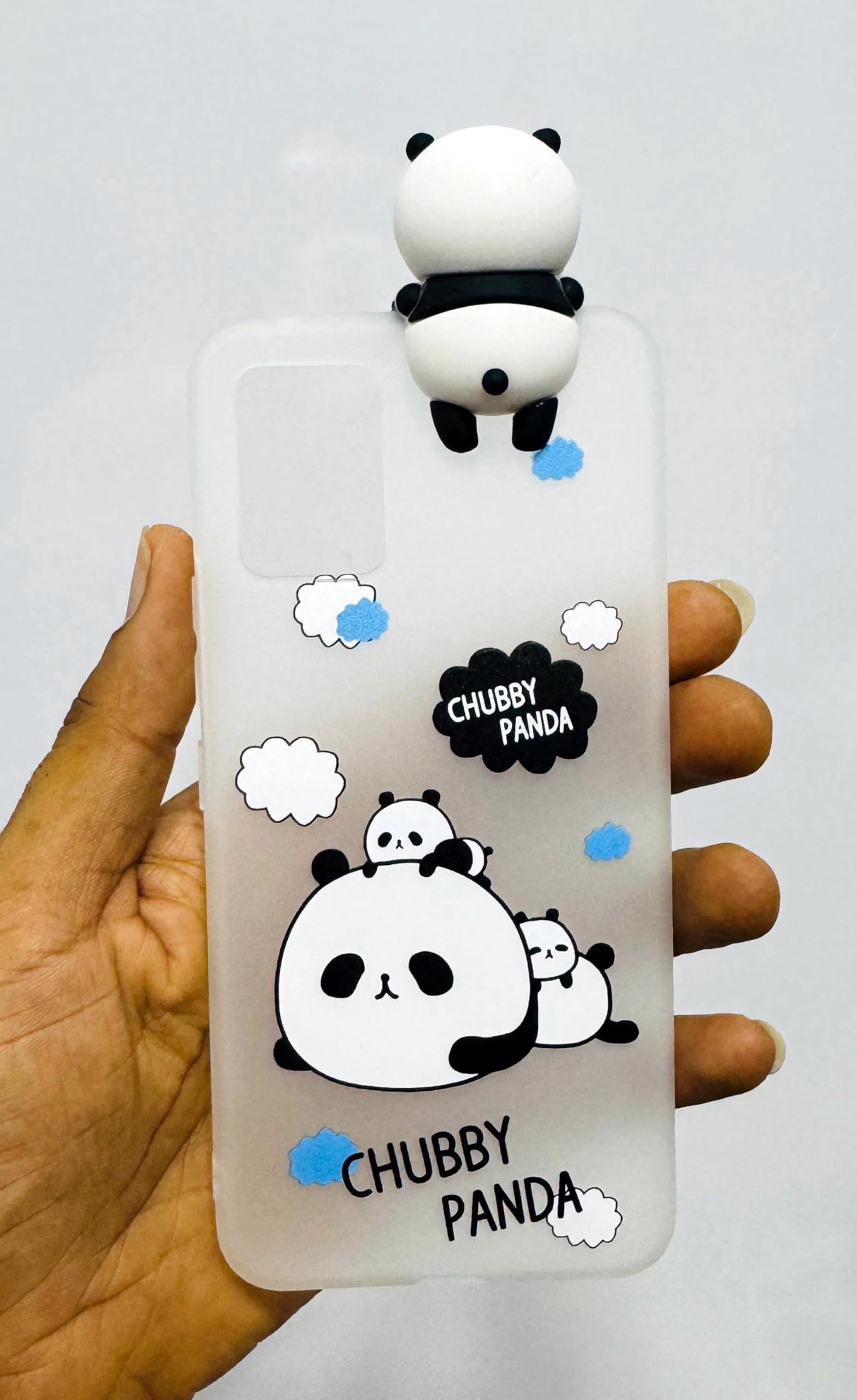 Radha Soft Silicone Chubby Panda Printed Back Cover for Vivo Y73 with 3D Toy (Matte White) (B0CYLVBPYB) Amazon Price History, Amazon Price Tracker