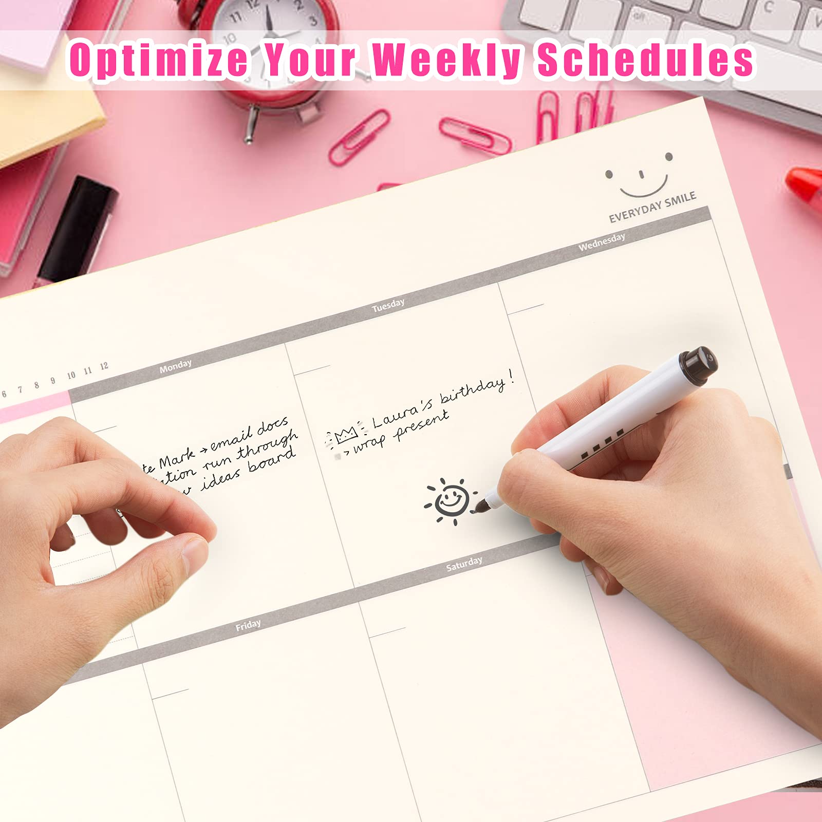 Bloc-Notes Menu De La Semaine – 60 Feuilles Détachables, Planificateur Repas + Liste Courses Pratique