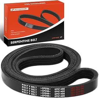 A-Premium Engine Serpentine Drive Belt Compatible with Chrysler PT Cruiser 2003-2010 & Dodge Neon 2003-2005, 2.4L - Replace 04891519AB