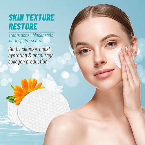 Miniatura 2 de Toallitas de 30% ácido glicólico para el cuidado de la piel, limpieza exfoliante, limpiador de poros faciales, tratamiento de acné, solución química