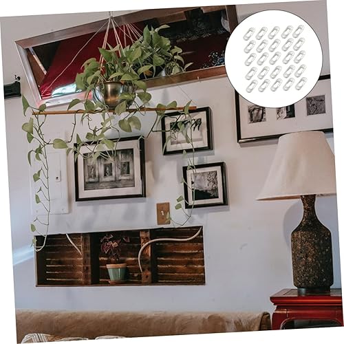 Miniatura 9 de DOITOOL Gancho para marco de fotos, 25 unidades, ganchos para colgar marcos de fotos, marcos de álbumes, perchero de pared, marco de fotos,