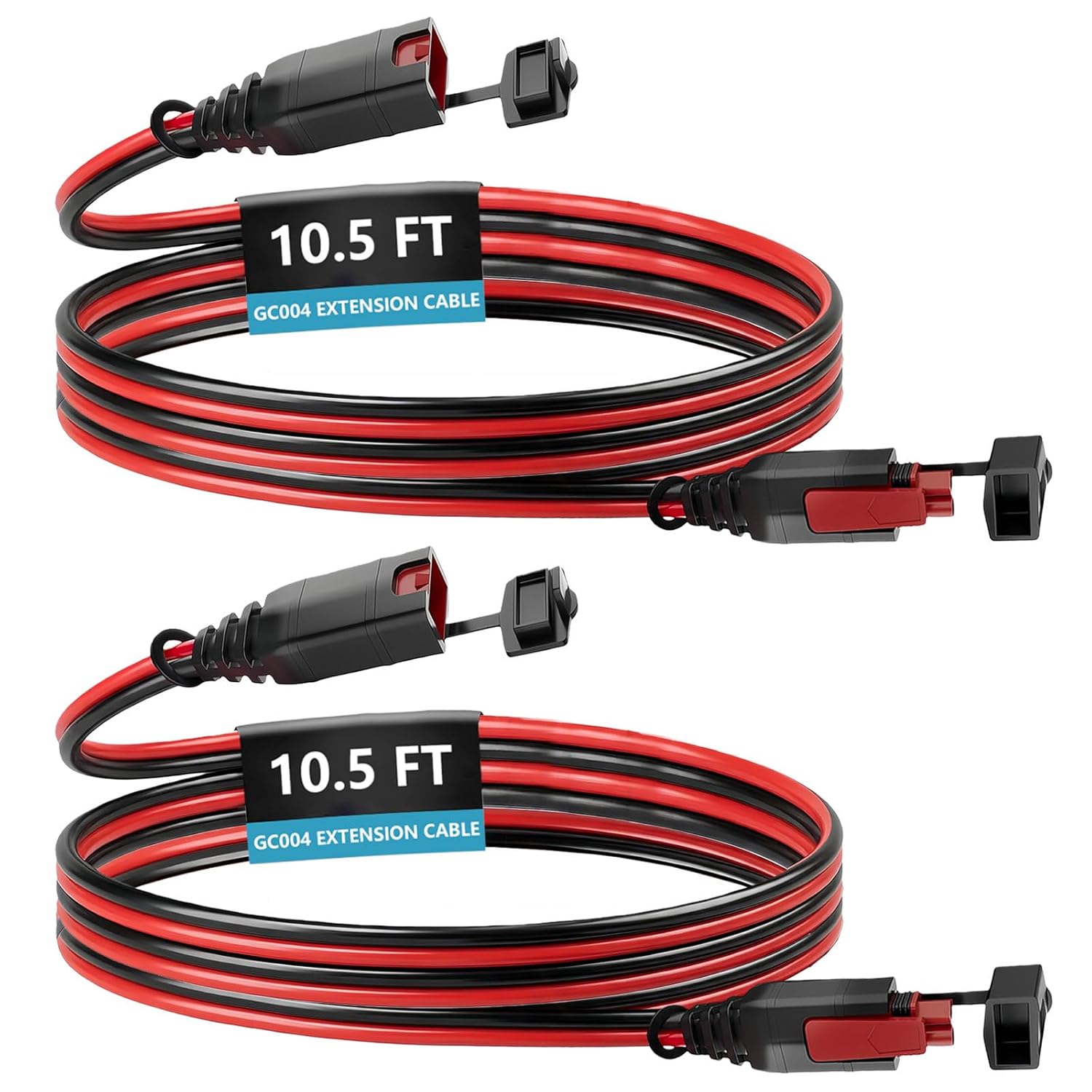 GC004 Extension Cables Fit for NOCO Smart Battery Chargers - 10.5FT Extension Cable Wire Harness Replacement Accessory, GC004 X-Connect for GENIUS1, GENIUS2, G750, G1100, G3500 (2 Pack)