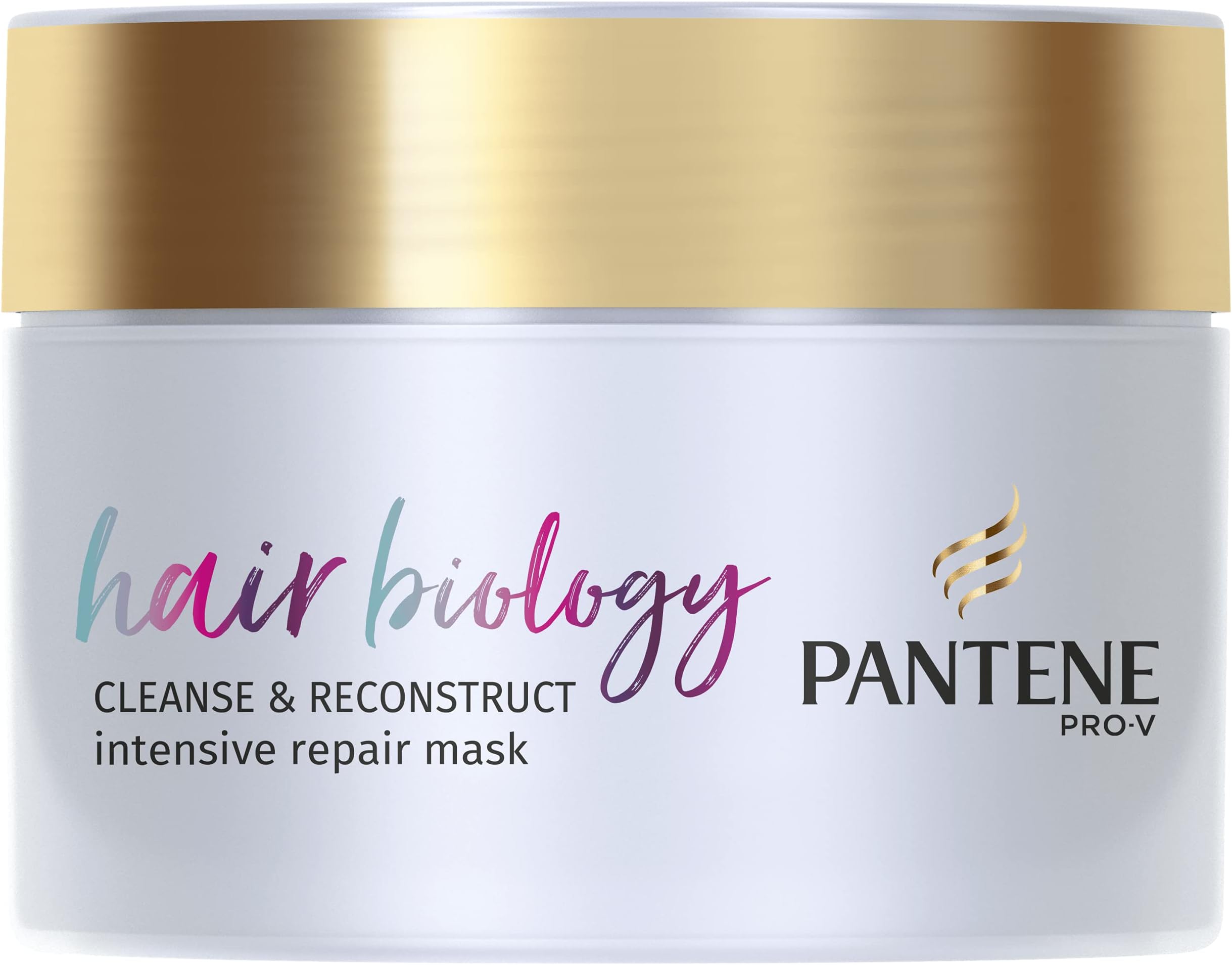 Pantene Hair Biology Cleanse and Reconstruct Hair Mask, 160ml