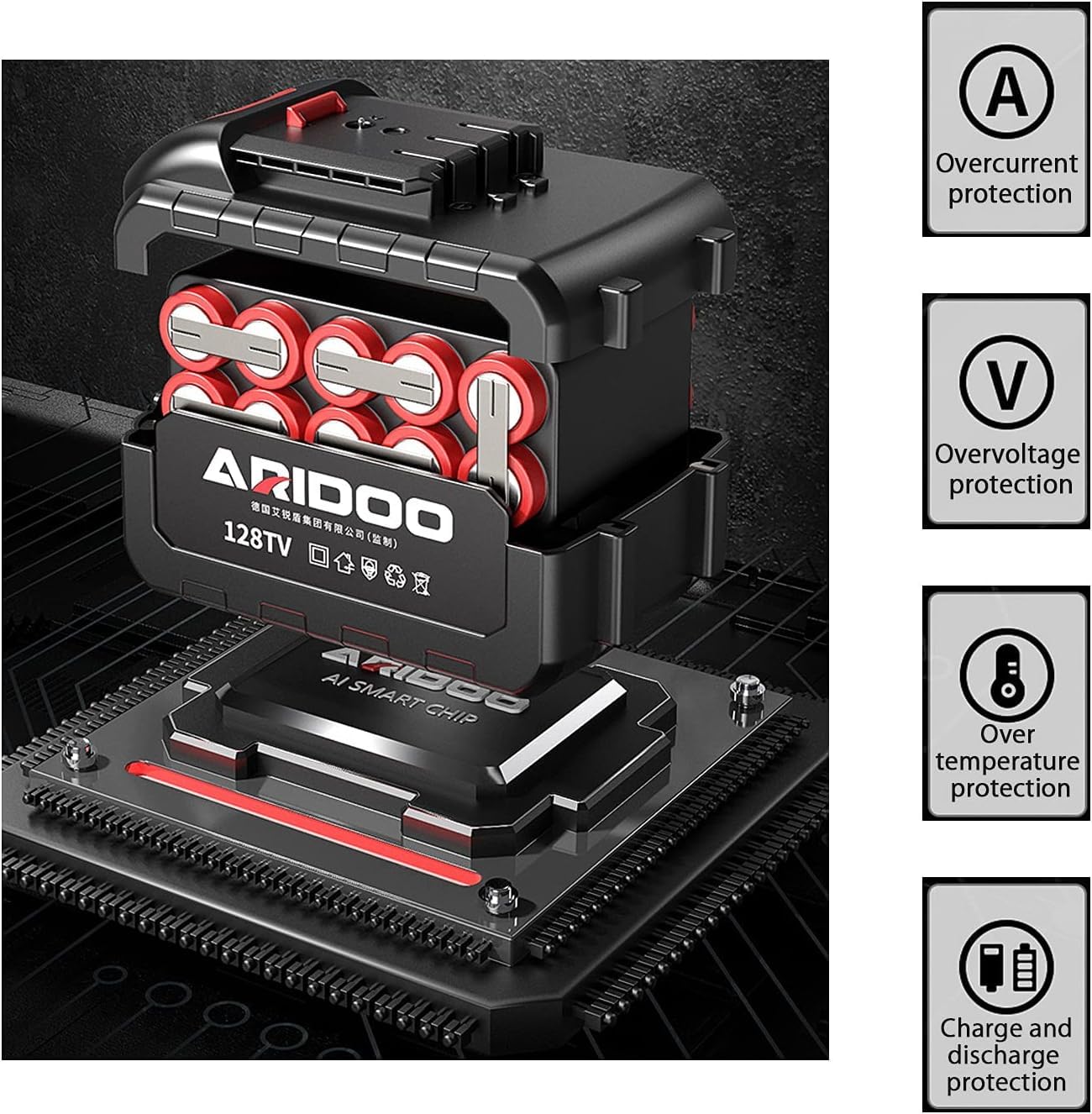 Mano Kits de cortacésped inalámbricos eléctricos, Herramienta de jardín con Dos baterías reemplazables de 4500 mAh, con Cuchillas de Repuesto, Apto for poda de césped y jardín
