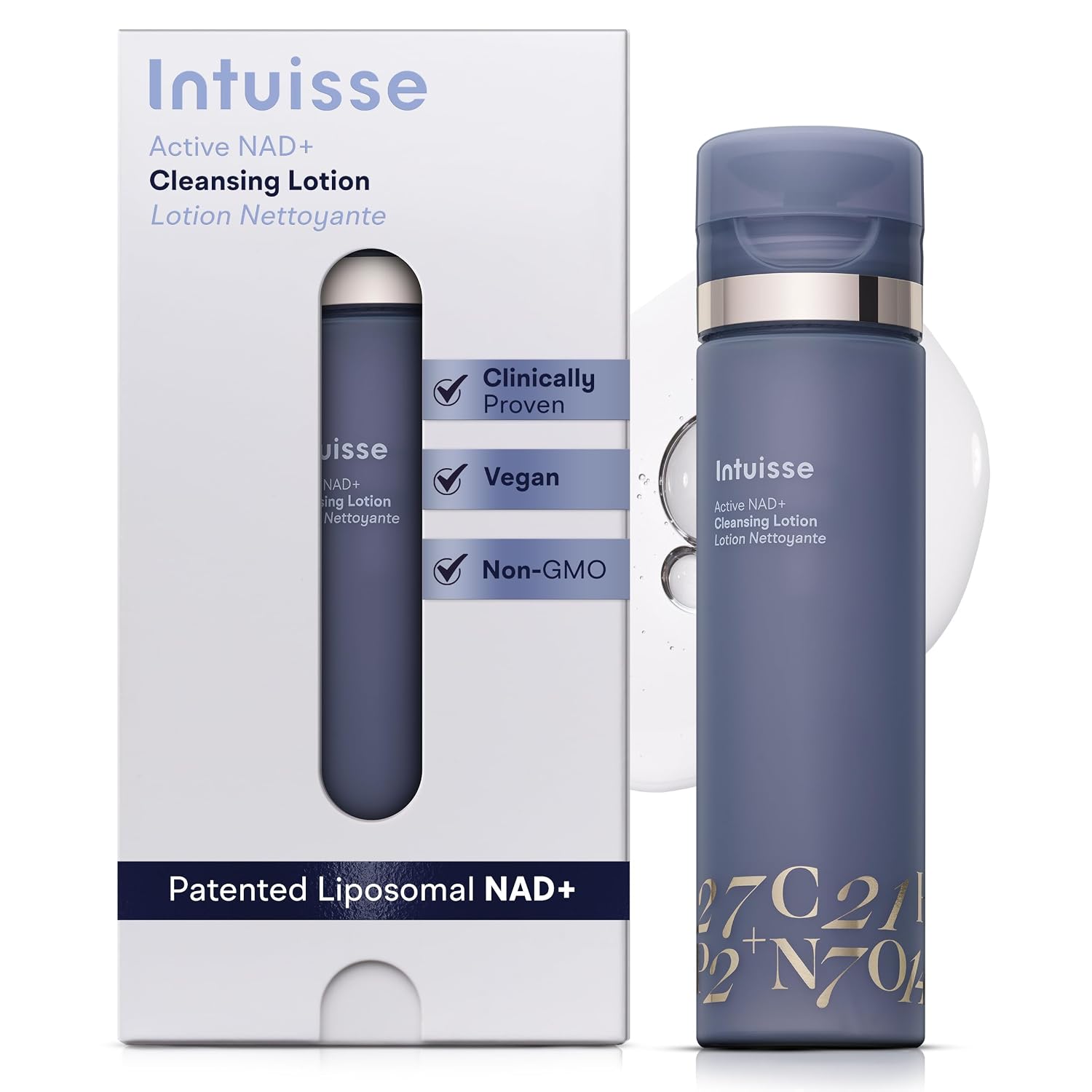 Active NAD+ Micellar Cleansing Lotion & Makeup Remover, 100ml