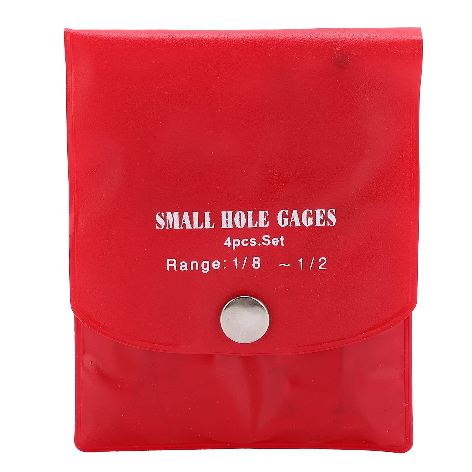 4PCS Telescopic Hole Gauge Set, Full Ball Bore Measuring Tool with 3-13mm Range, Heat - Treated Steel Telescoping Gauge for Small Holes Slits and Grooves, Includes Storage Bag