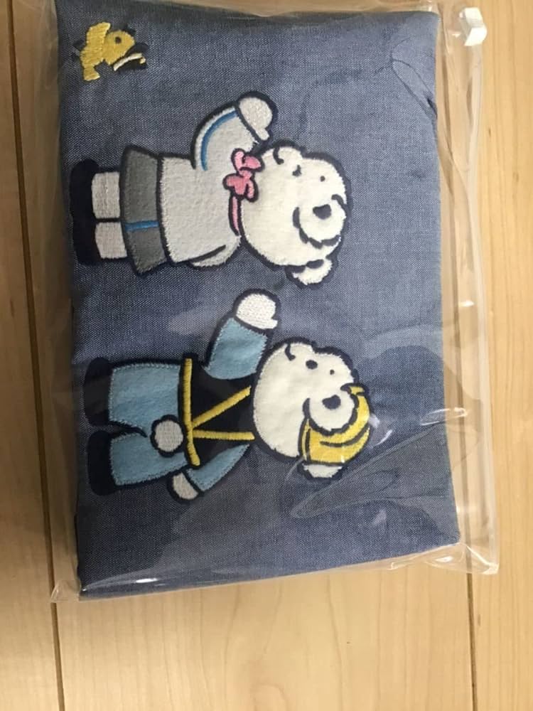 未使用に近い♡ ファミリア ANA レッスンバッグ 刺繍 くま 飛行機 グレー ana ファミリアのフリマアイテム一覧