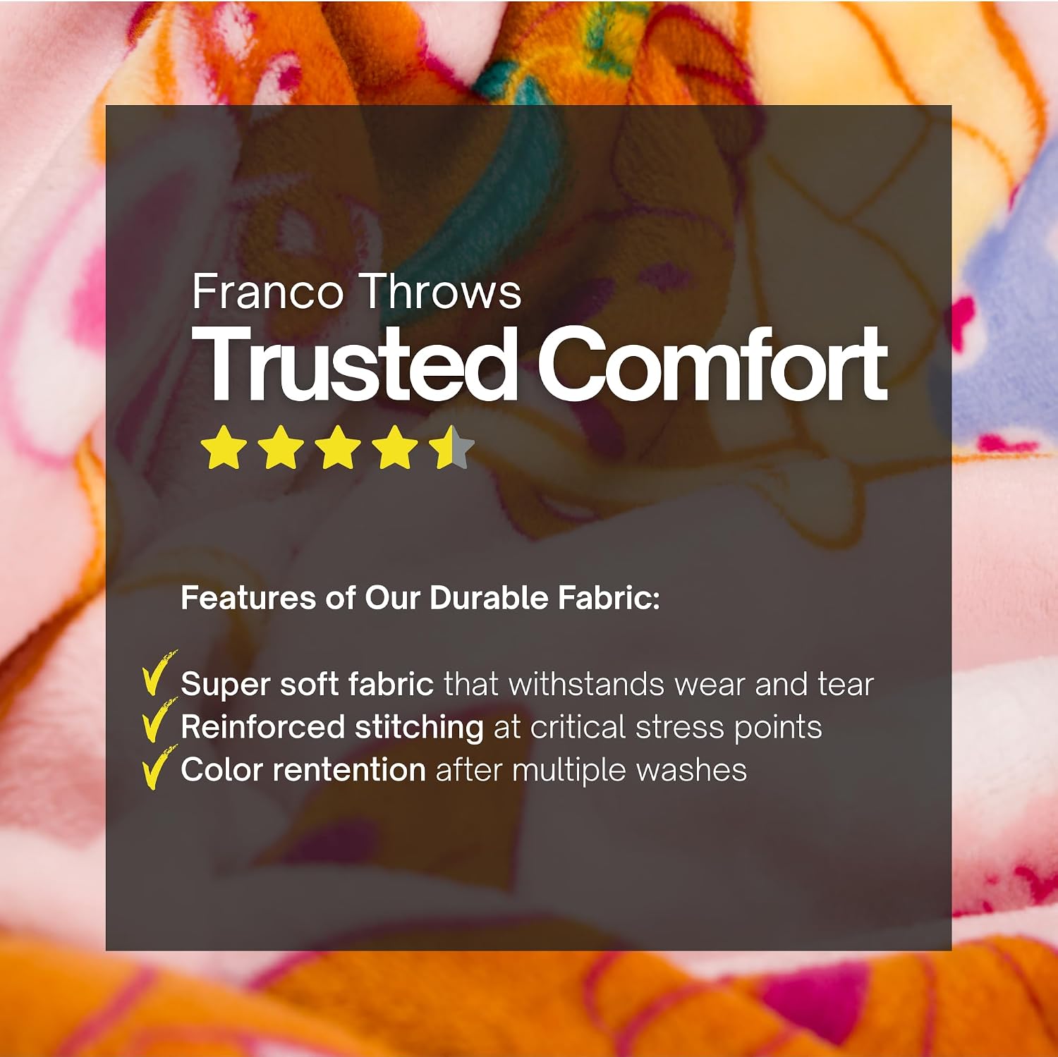 Scooby-Doo Easter Fluffy Throw 50 in x 70 in – Soft Plush Lightweight Blanket for Couch, Bed & Travel (100% Officially Licensed Product) by Franco Collectibles