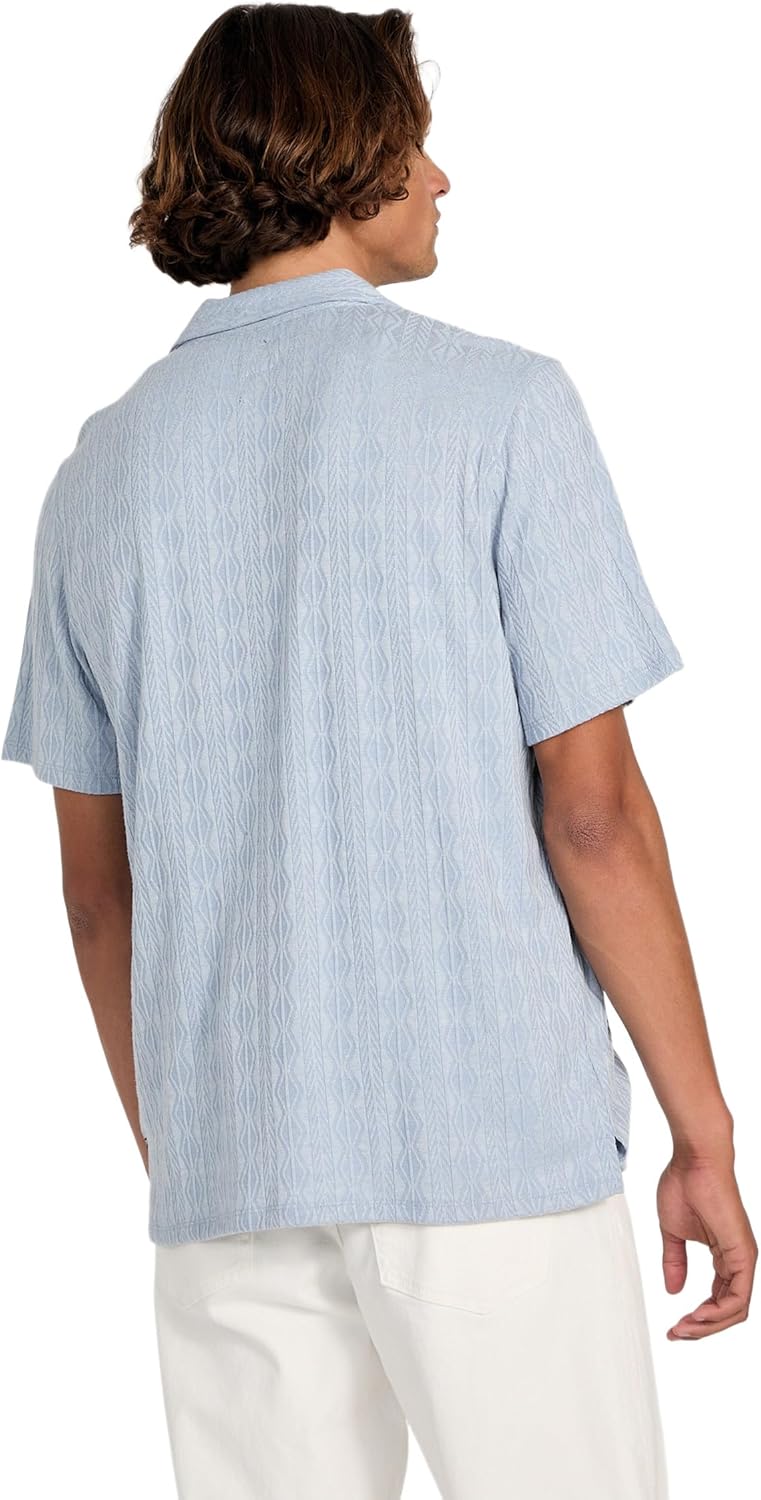 GUESS Mens Short Sleeve Spencer Resort Shirt - Image 4