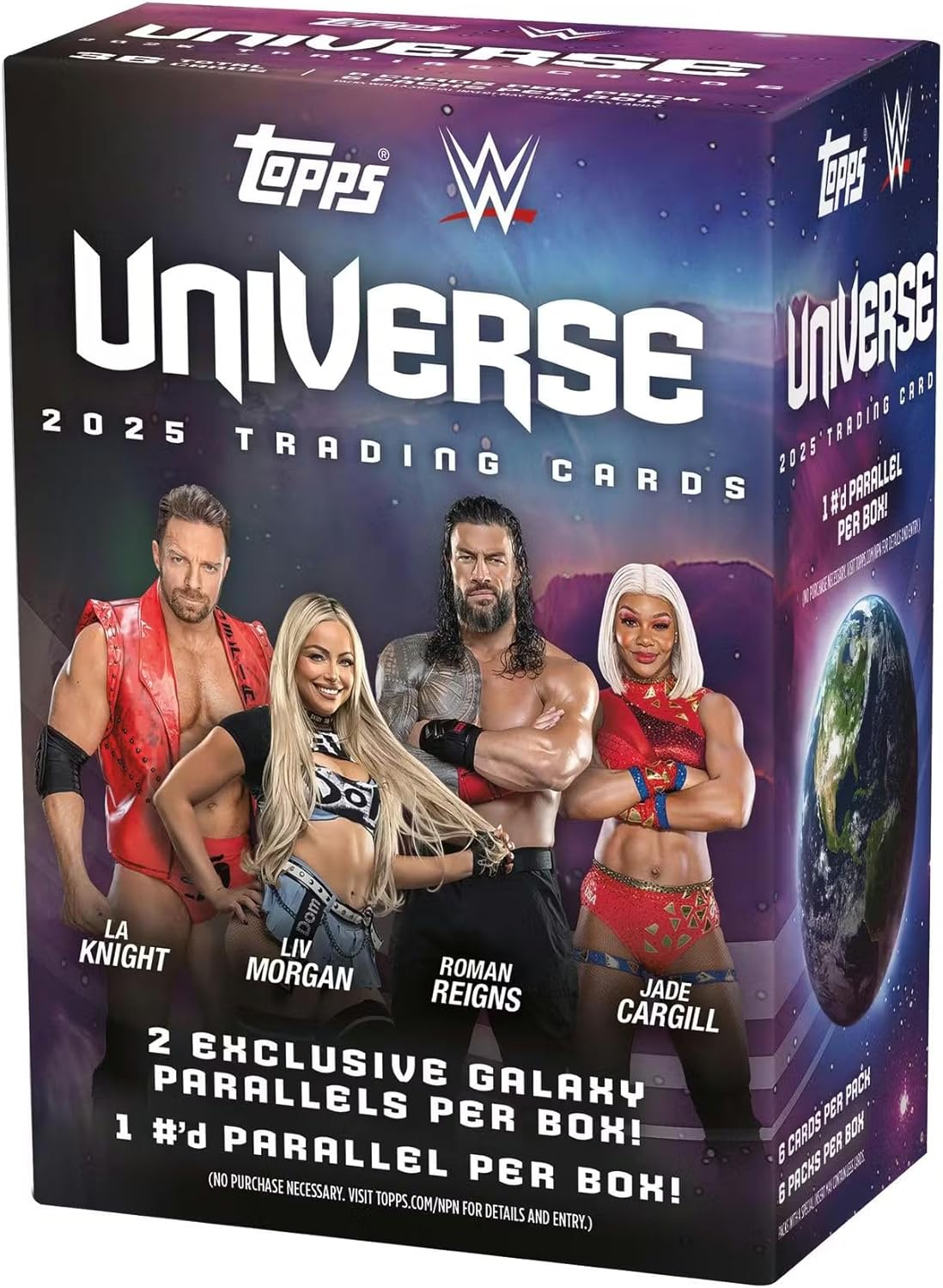 2025 Topps Universe WWE Wrestling BLASTER box (6 pks/bx) - $55.99