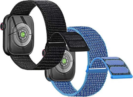 Compatible with Kids Apple Watch Band 38/40/41/42/44/45/46mm Nylon Strap | for iWatch Series SE3 SE2 SE 11 10 9 8 7 6 5 4 3 2 1, Breathable Soft Loop Sport Replacement Strap for Boys Girls Small Wrist