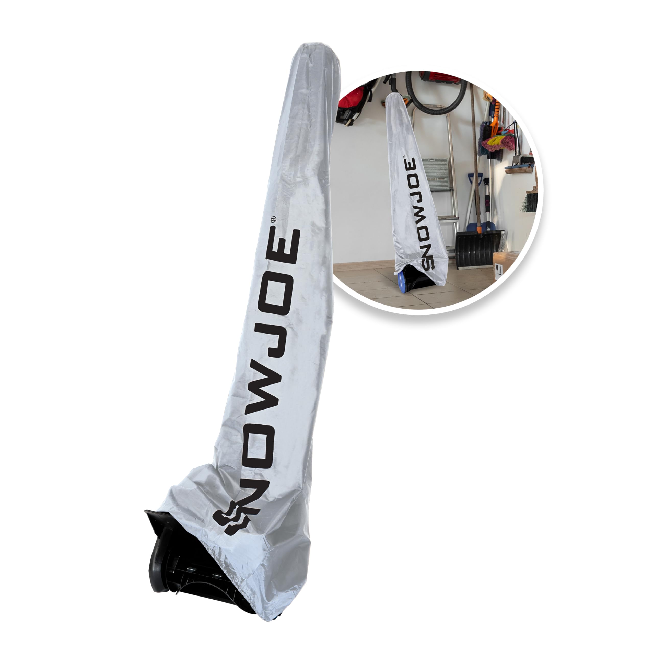 SJCVR-13 Universal Indoor/Outdoor 13-Inch Electric Snow Shovel Cover, Black/White