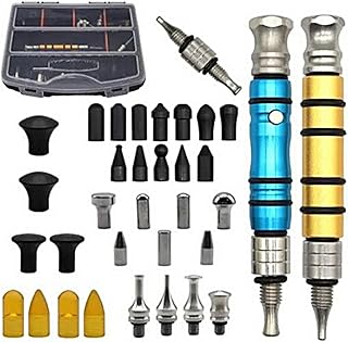 Professionelles Kfz-Ausbeulwerkzeug-Set – 34-teiliges Set mit austauschbaren Köpfen für Blech-Nivellierung, Karosserie-Dellenentfernung