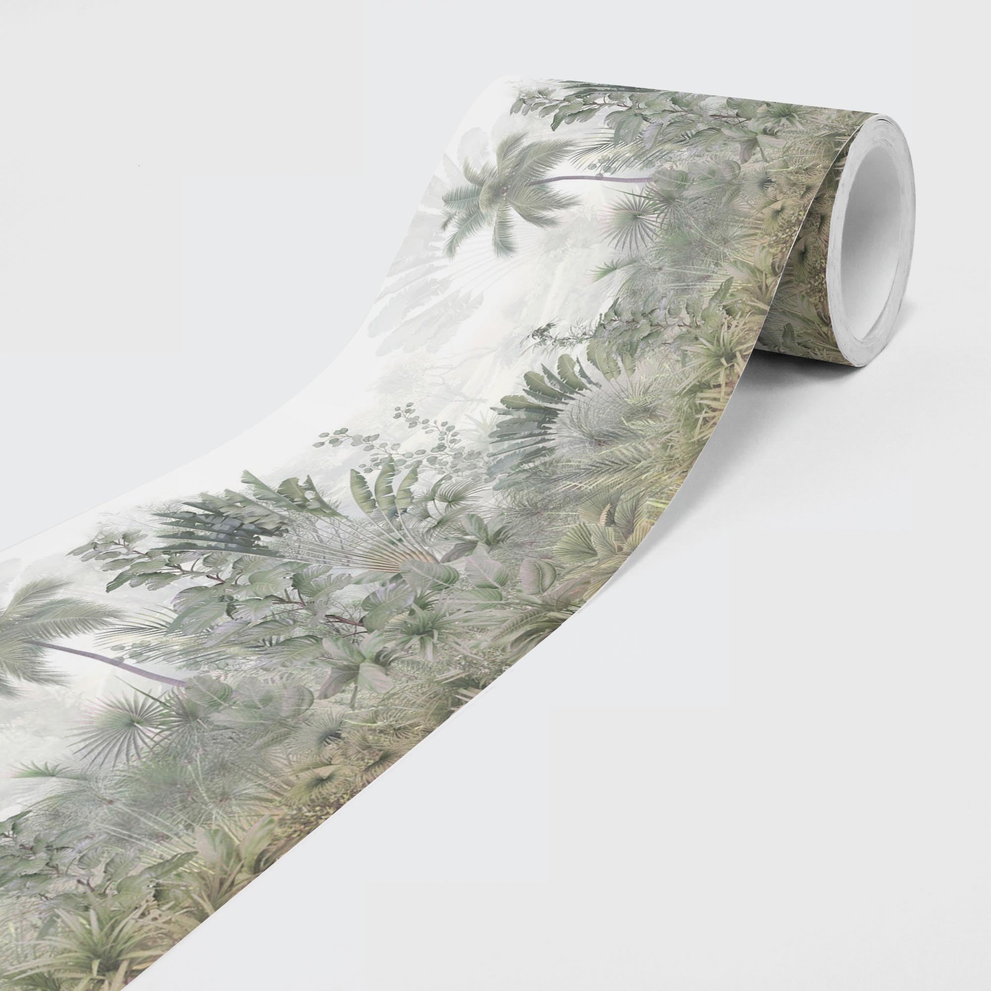 Dimex 5m x 15cm Self Adhesive Wallpaper Border Jungle Smooth Non-Woven Nature Style