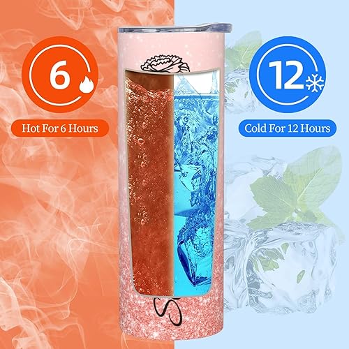 Miniatura 43 de Vaso delgado personalizado con tapa y pajita, tazas personalizadas con nombre de foto, texto, impresión personalizada, taza de imagen, regalos